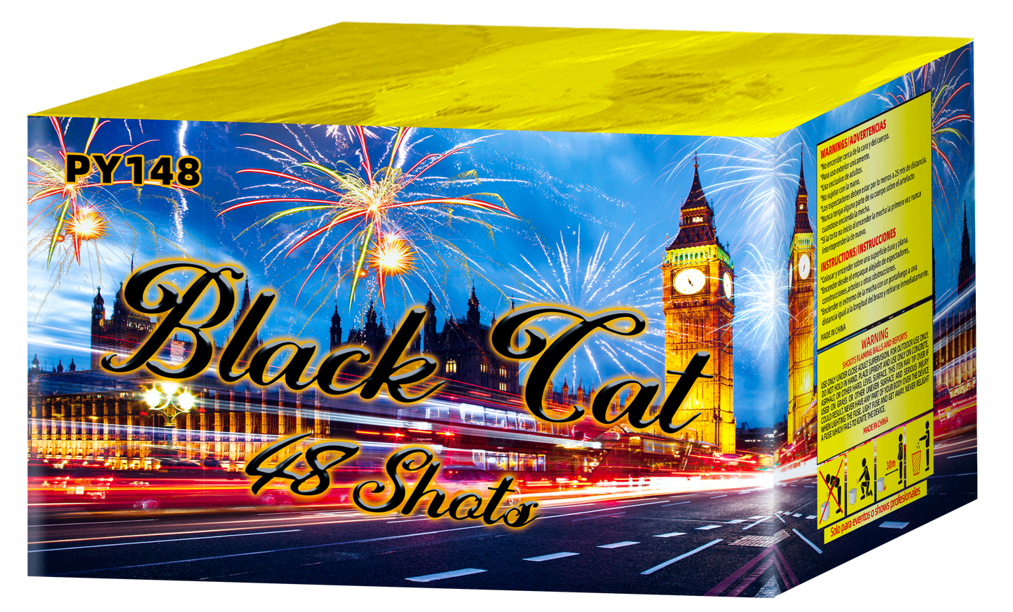 48 shots Black Cat